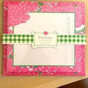 NEW Lilly Pulitzer notepad/ mouse pad “Mumsie” pattern